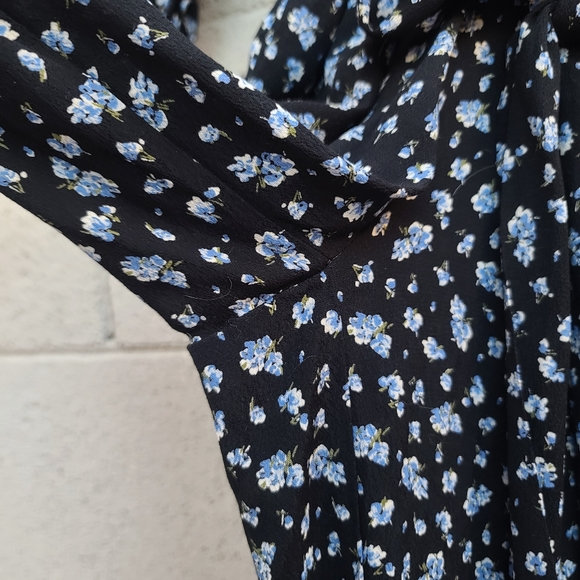 Madewell | Ruffle-Sleeve Tie-Waist Jumpsuit in Baby's Breath Size XS Style AF156 - Picture 9 of 14